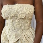 Crochet top, crochet applique