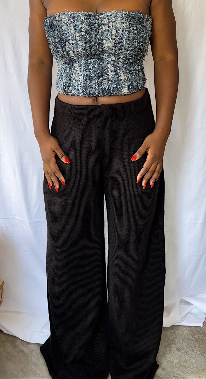 oversized knit pants, big daddy pants,